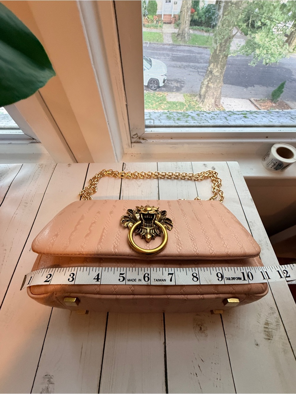 Sharif | Lion’s Gate Pink Leather Shoulder/Crossbody Bag - Picture 10 of 15